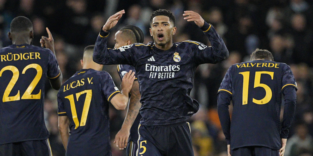 Jude Bellingham del Real Madrid (AP Photo/Dave Shopland)