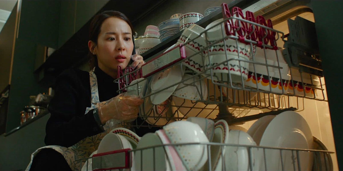 Una scena del film Parasite di Bong Joon-ho (Barunson E&A)