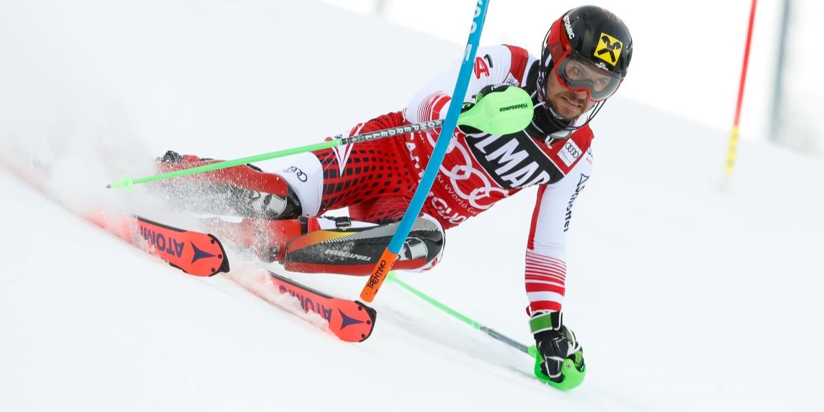 Marcel Hirscher, 35 anni, non scia in gare ufficiali dal 2019 (Stanko Gruden/Agence Zoom/Getty Images)