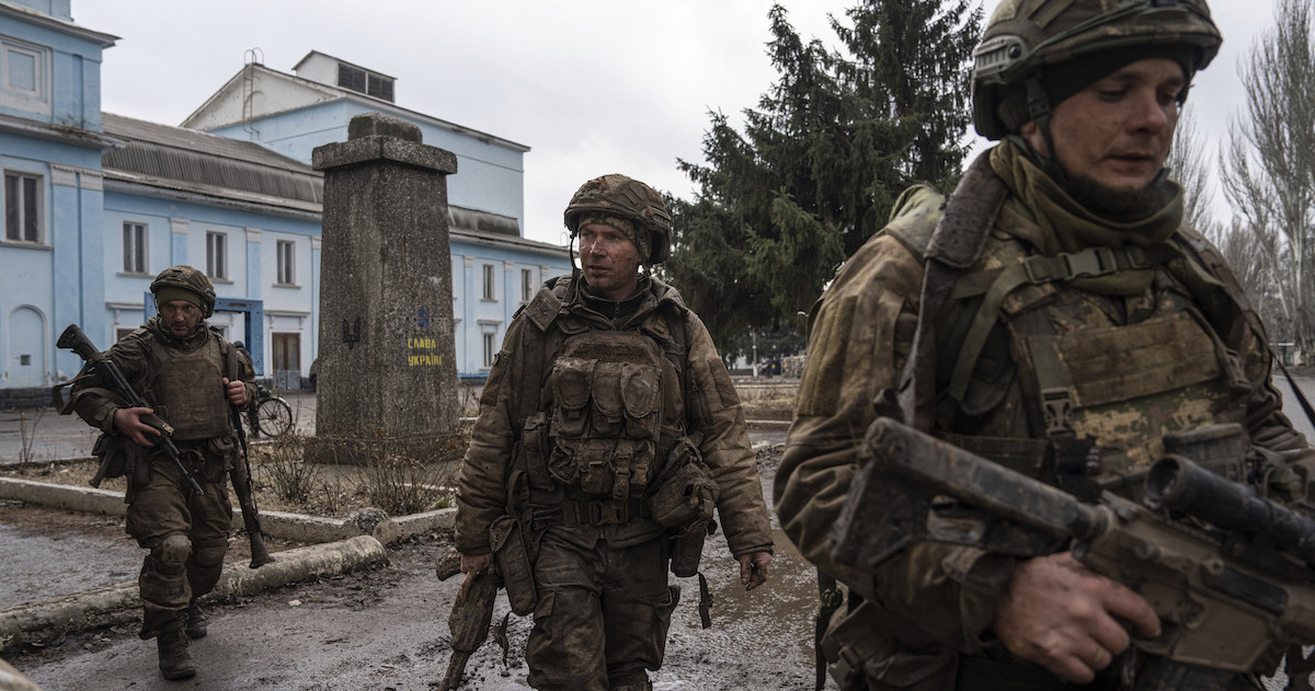 Soldati ucraini a Chasiv Yar nel 2023