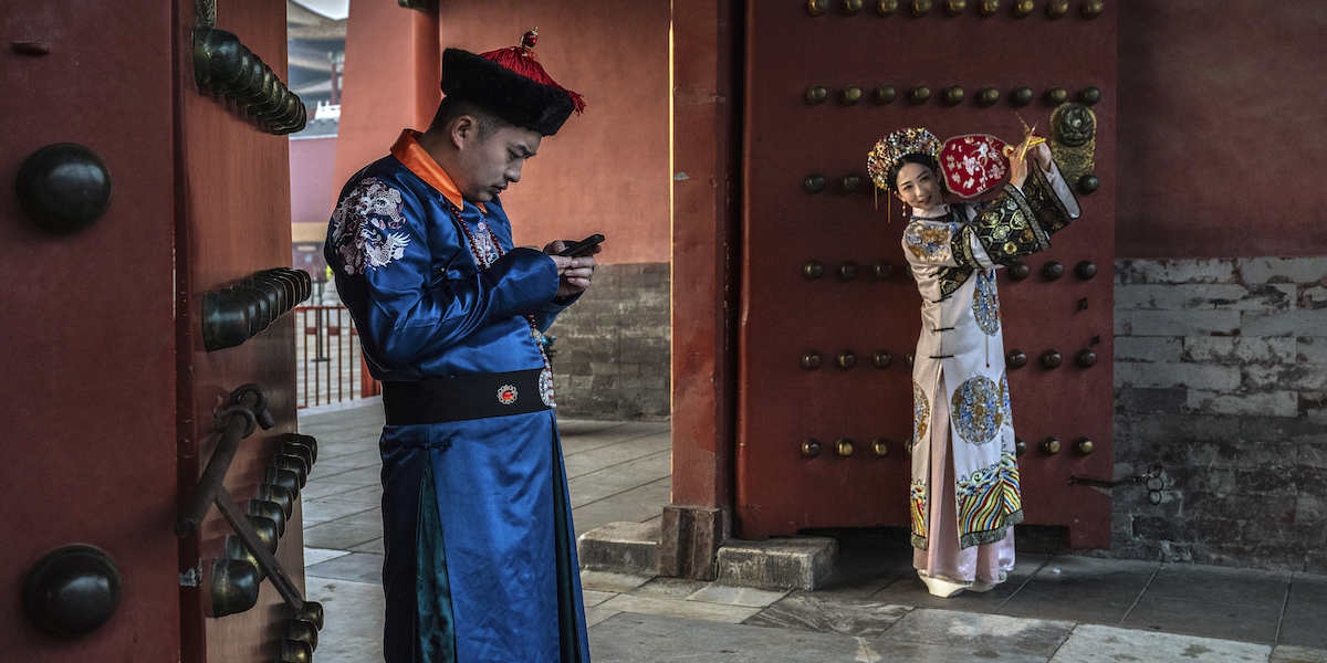 Città proibita, Pechino, Cina, 21 novembre 2023 (Kevin Frayer/Getty Images)