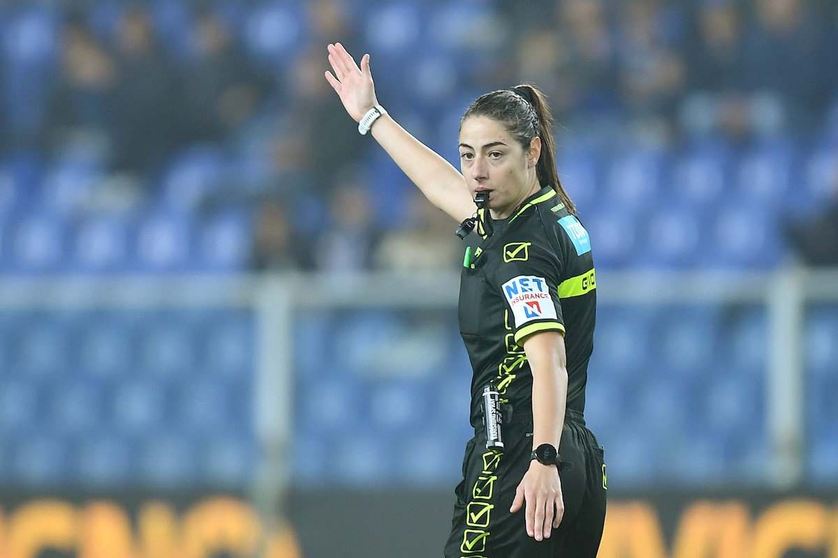 On Sunday, for the first time, a Serie A match will be refereed only by women