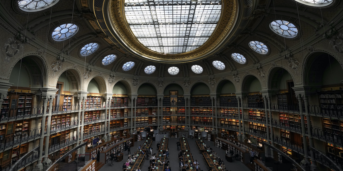 La Biblioteca Nazionale di Francia (Foto AP/Francois Mori)