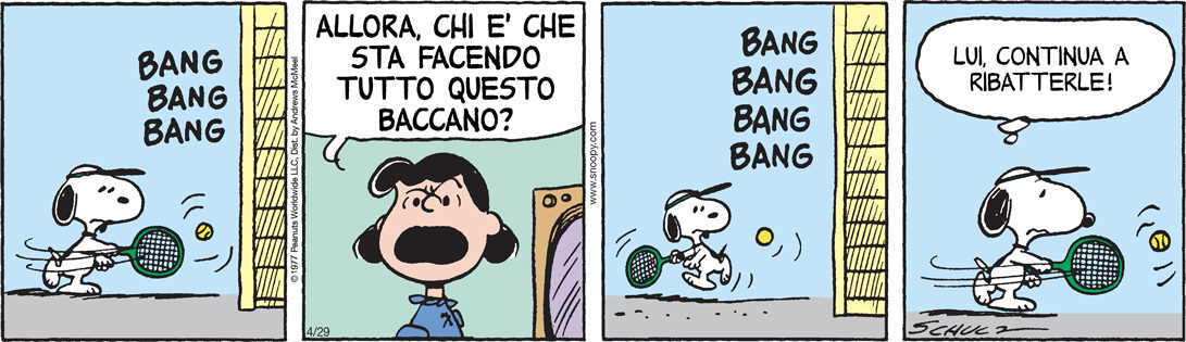 Peanuts 2024 aprile 29