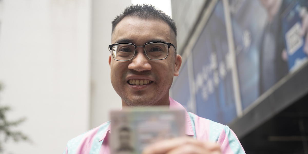L'attivista transgender Henry Tse