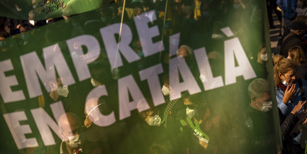 Catalan is spoken less and less