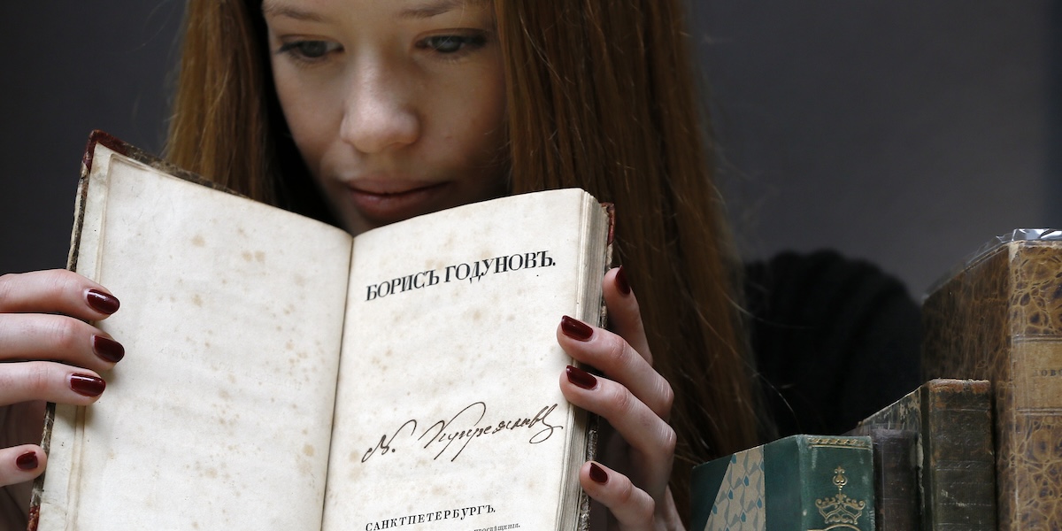 Una prima edizione del 1831 di Boris Godunov di Alexander Pushkin in un'asta a Londra nel 2015