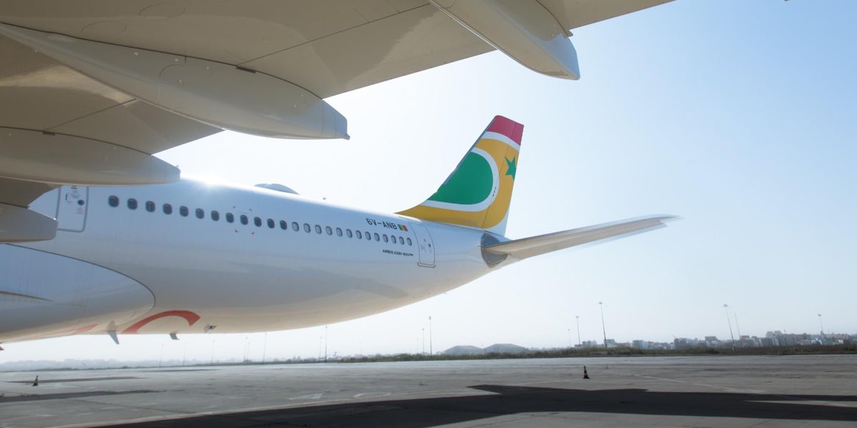 In Senegal a Boeing 737 skidded off the runway during take-off, causing ten injuries