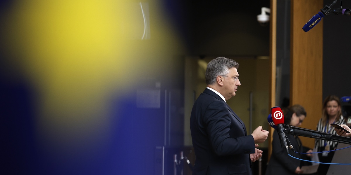 Il primo ministro croato Andrej Plenkovic (AP Photo/Omar Havana)