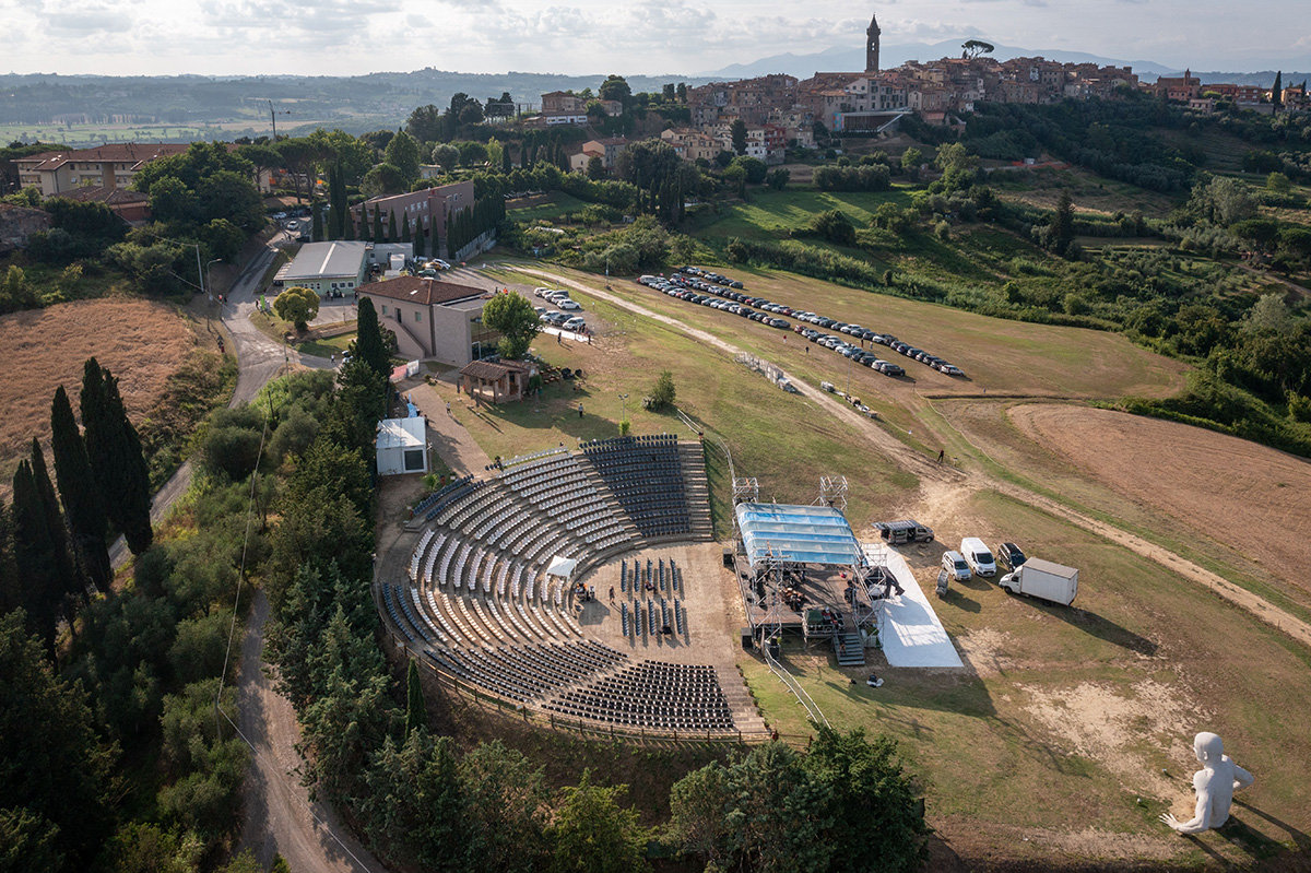 L'Anfiteatro di Peccioli, dove si tengono i concerti del Post - Il Post