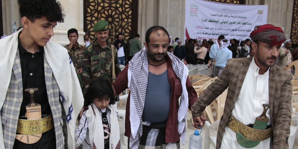 In Sana’a, Yemen, the Houthis freed 113 prisoners of conflict