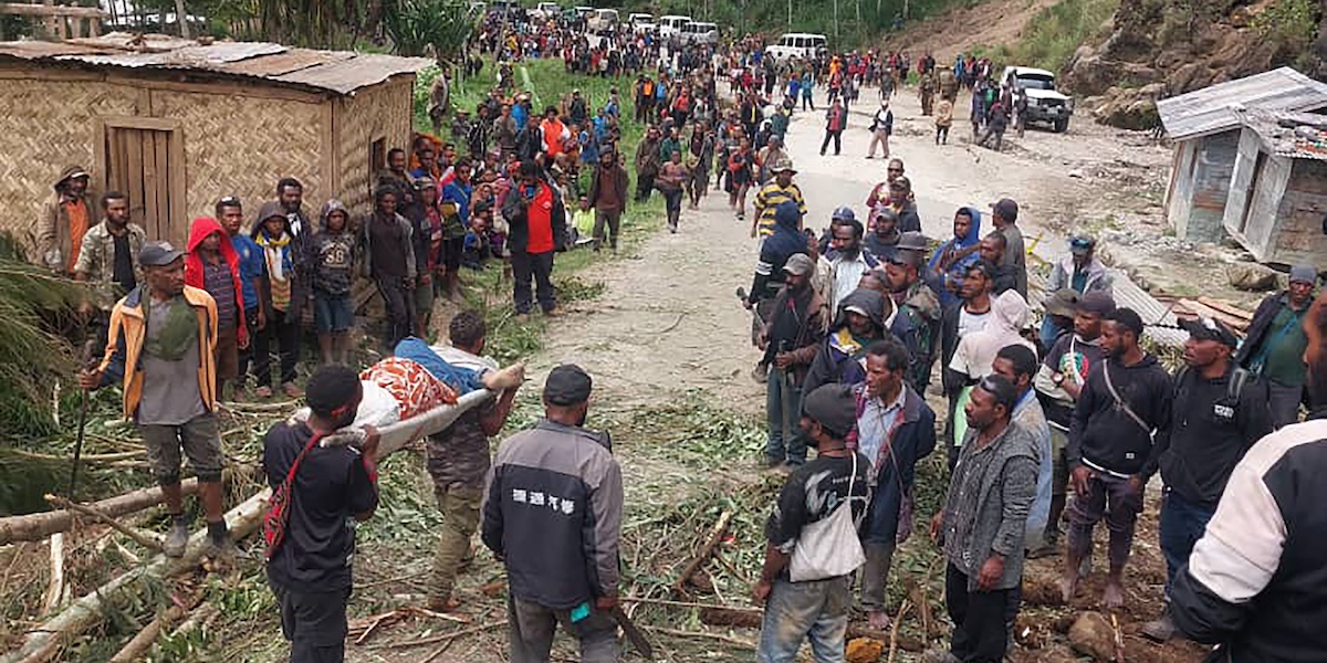 An enormous landslide in Papua New Guinea has buried 2,000 individuals, based on the Papuan emergency company.