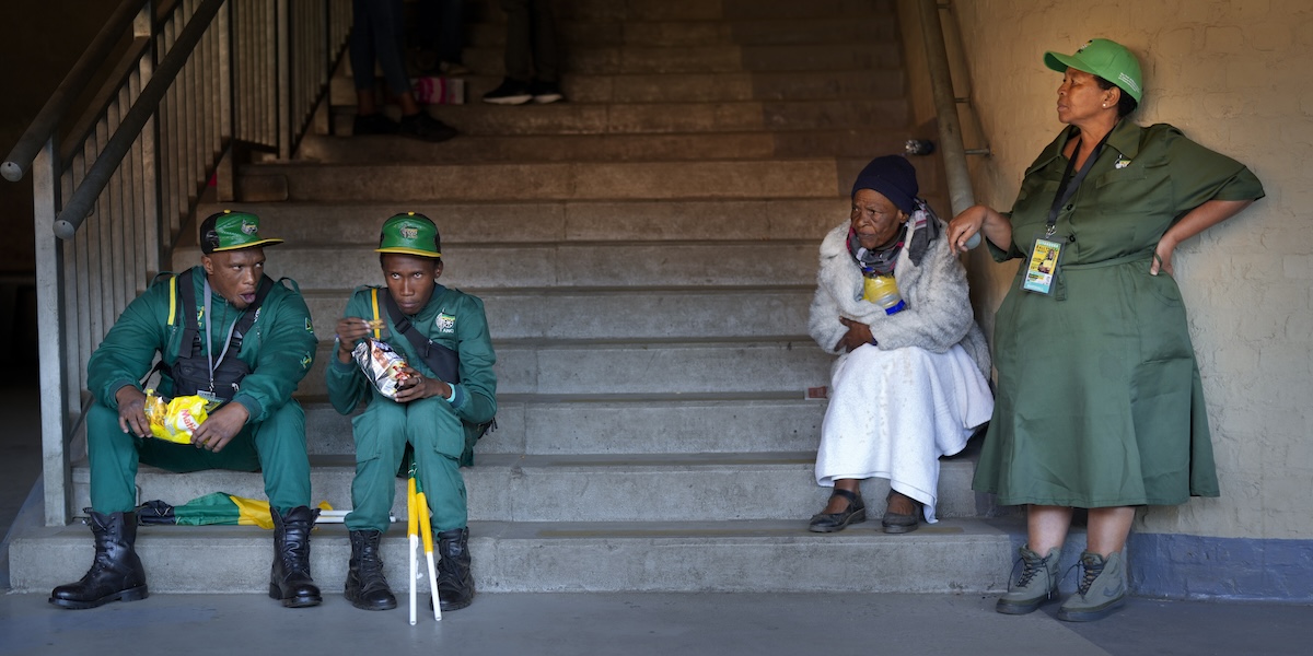 In South Africa’s election, Mandela’s celebration is in peril of shedding its majority
