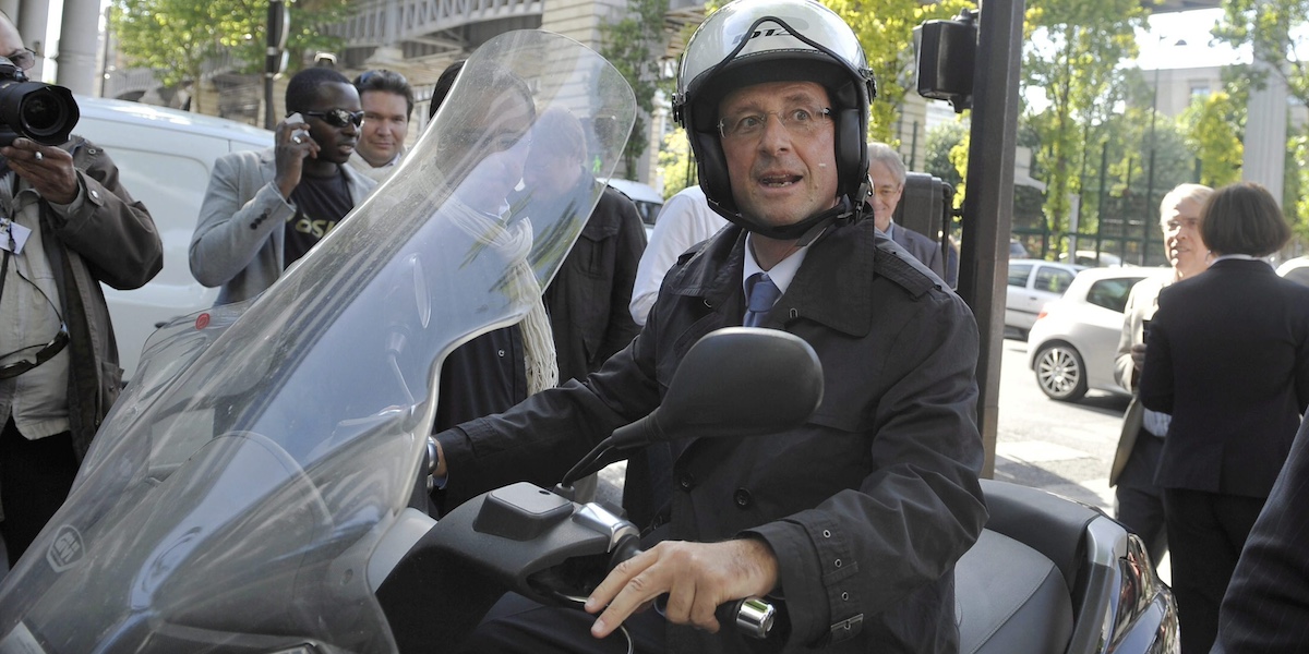 The scooter that François Hollande makes use of to go to his lover has turn out to be a fetish