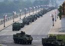 Sfilata di mezzi dell'esercito
