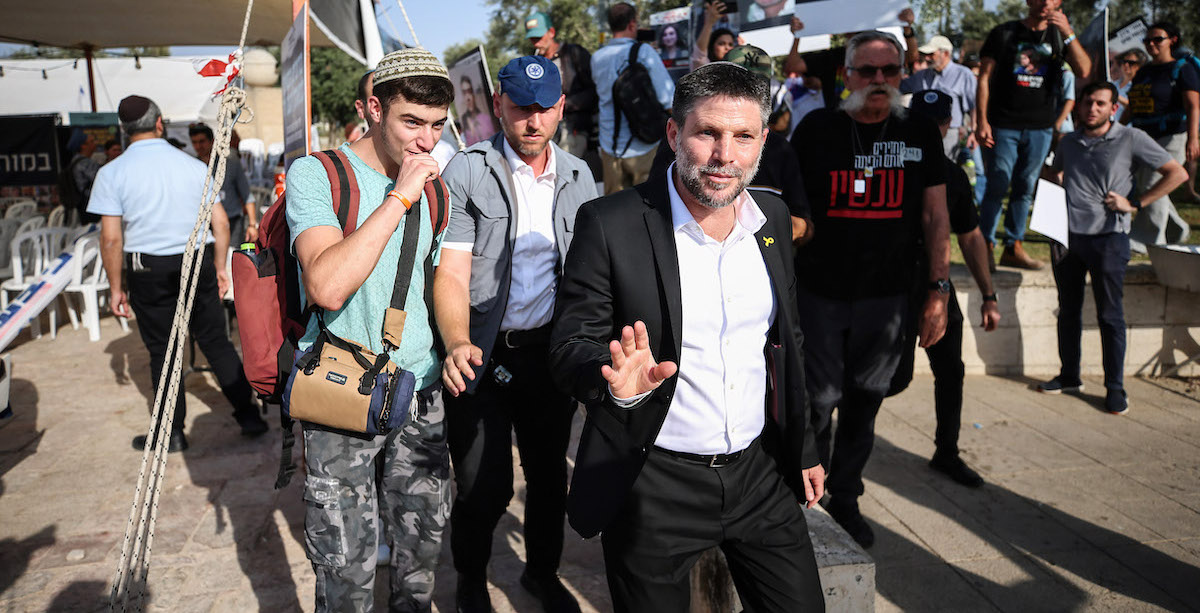 Il ministro delle Finanze israeliano Bezalel Smotrich nel giugno 2024