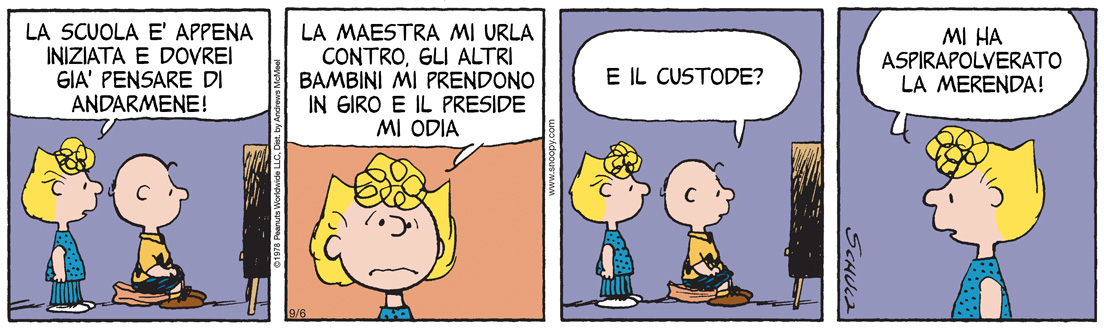 Peanuts 2025 settembre 06