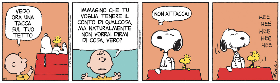 Peanuts 2025 settembre 08