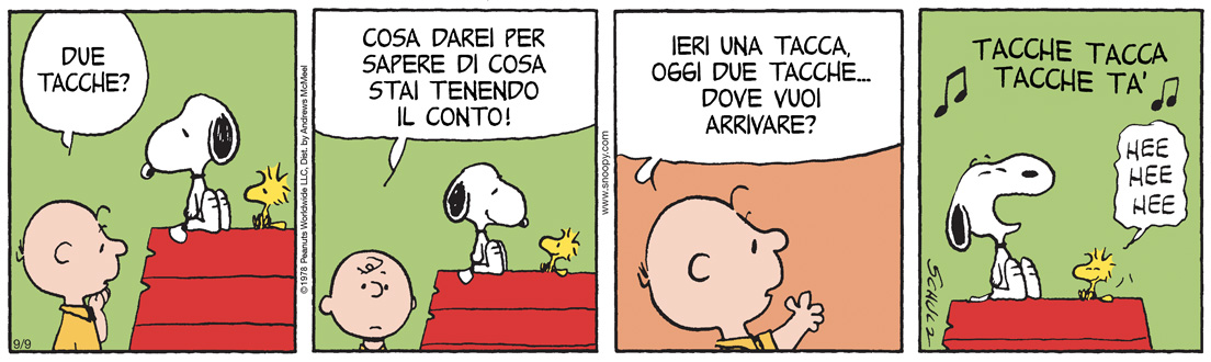 Peanuts 2025 settembre 09
