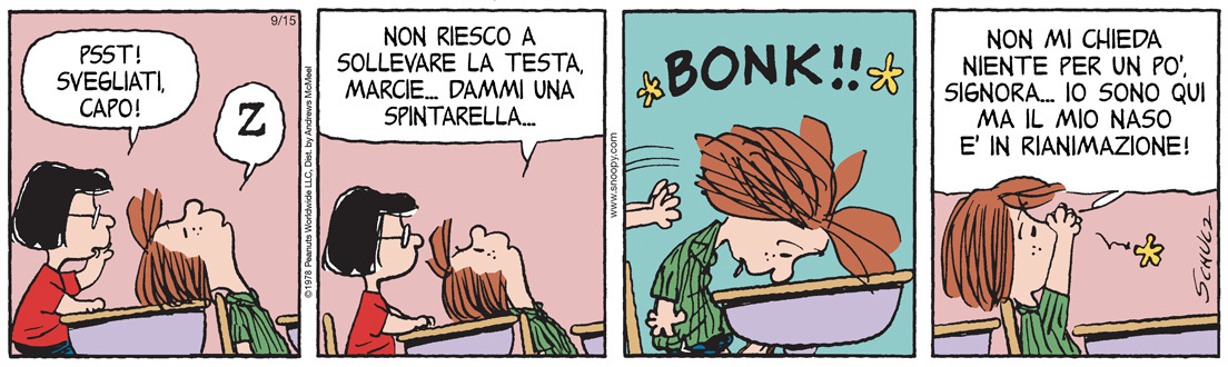 Peanuts 2025 settembre 15