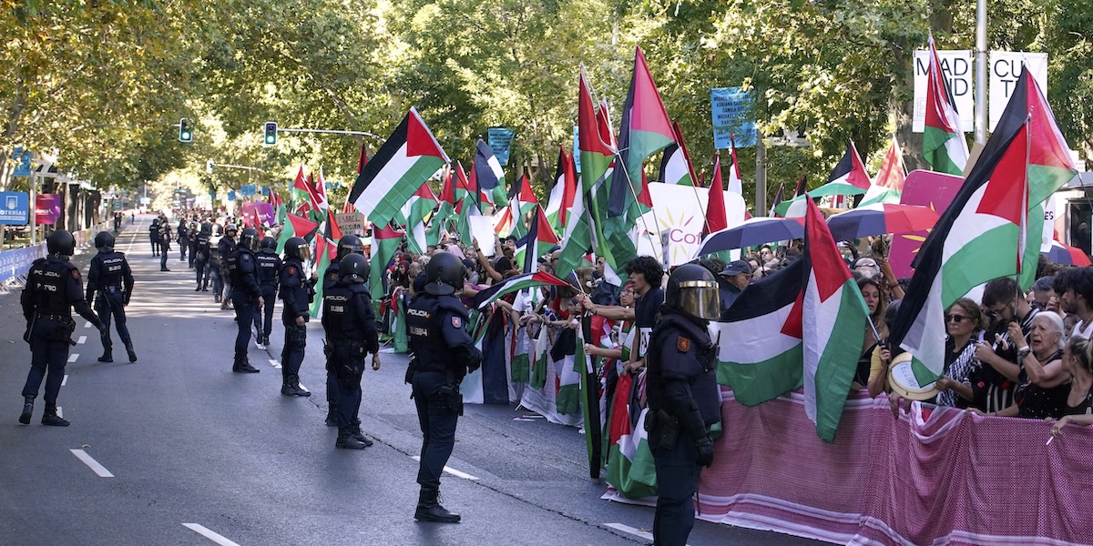 L’ultima tappa della Vuelta di Spagna è stata annullata per le proteste pro Palestina