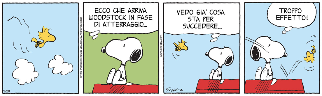Peanuts 2025 settembre 20