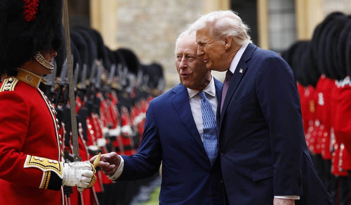 Le foto dell’incontro tra re Carlo III e Donald Trump