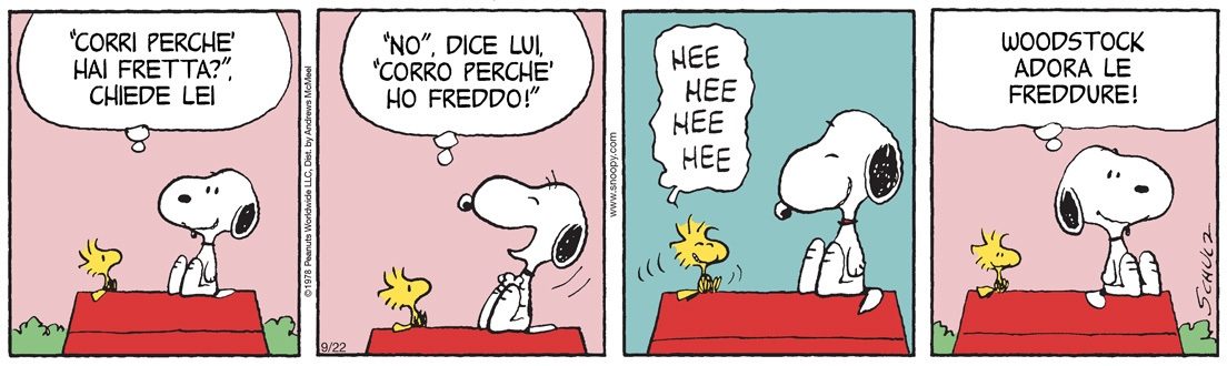 Peanuts 2025 settembre 22