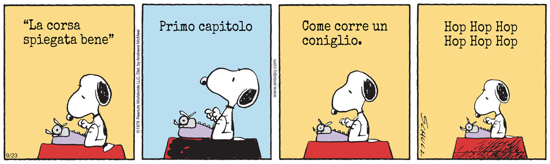 Peanuts 2025 settembre 23