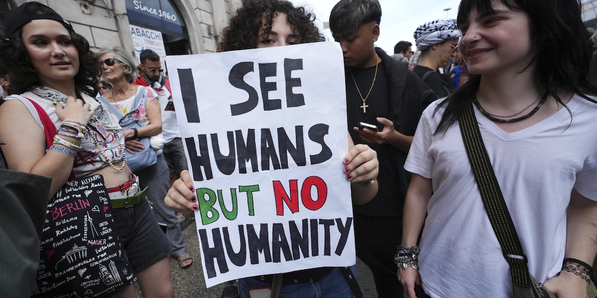 Chi c’era alle manifestazioni per la Palestina