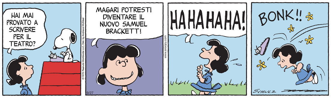 Peanuts 2025 settembre 27