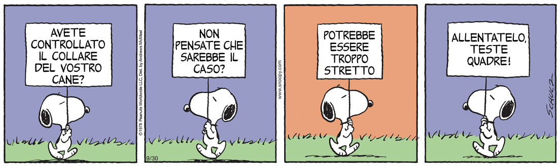 Peanuts 2025 settembre 30