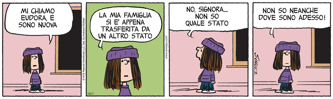 Peanuts 2025 ottobre 01