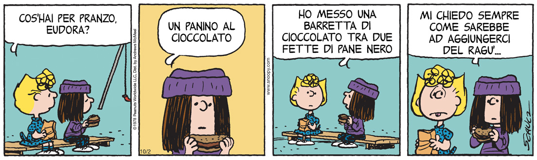 Peanuts 2025 ottobre 02