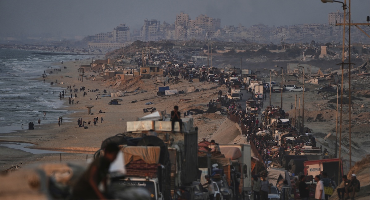 L’esodo forzato dalla città di Gaza