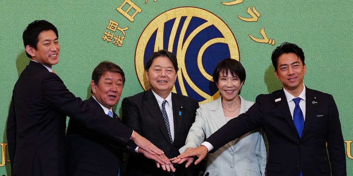 In Giappone il partito di governo sceglie il suo nuovo o la sua nuova leader