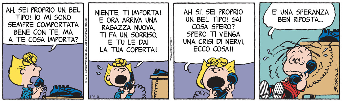 Peanuts 2025 ottobre 10