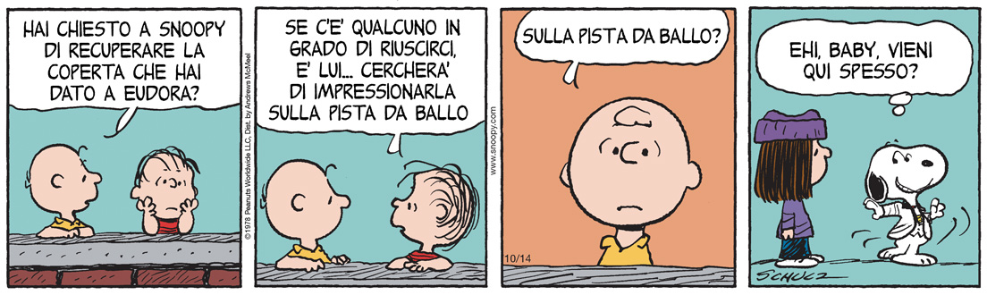 Peanuts 2025 ottobre 14