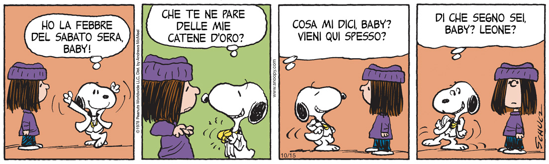 Peanuts 2025 ottobre 15