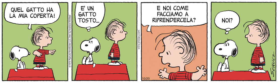 Peanuts 2025 ottobre 20