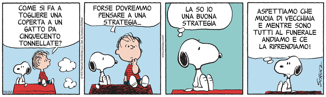 Peanuts 2025 ottobre 22