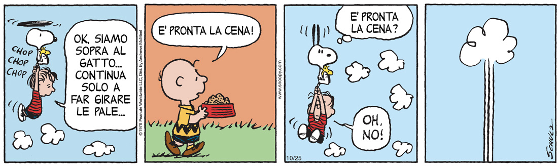 Peanuts 2025 ottobre 25