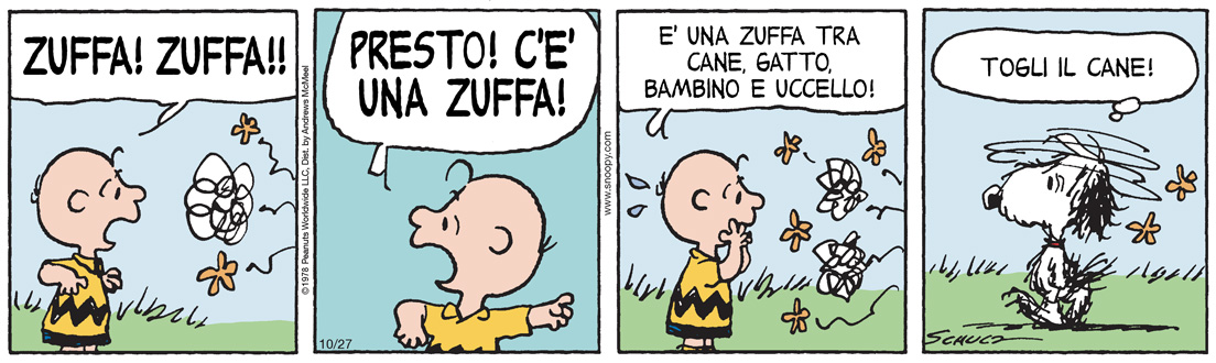 Peanuts 2025 ottobre 27