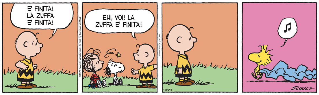Peanuts 2025 ottobre 29