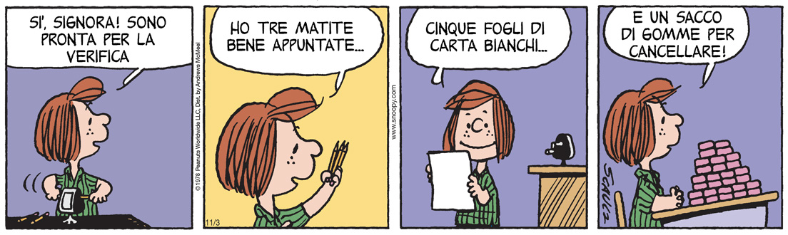 Peanuts 2025 novembre 03