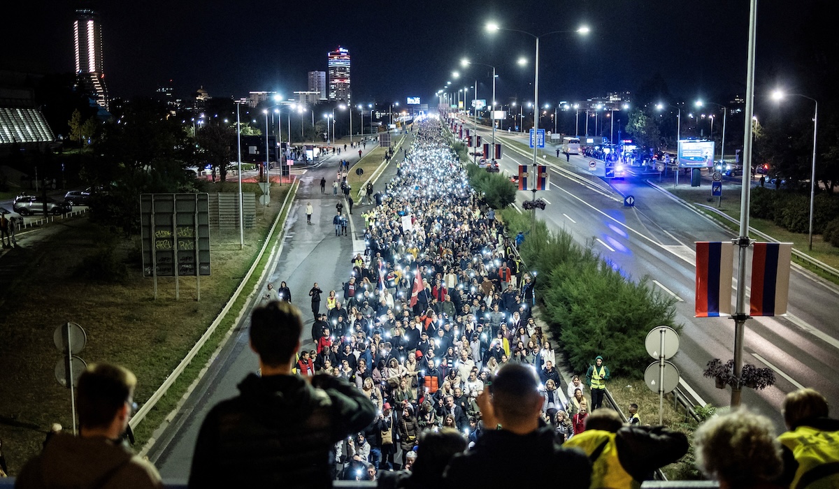 In Serbia gli studenti protestano da quasi un anno
