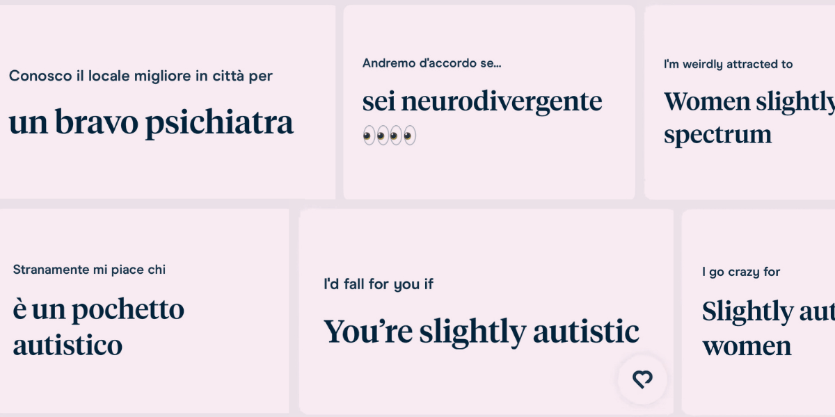 La strana ossessione per le neurodivergenze sulle app di incontri