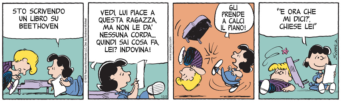 Peanuts 2025 dicembre 03