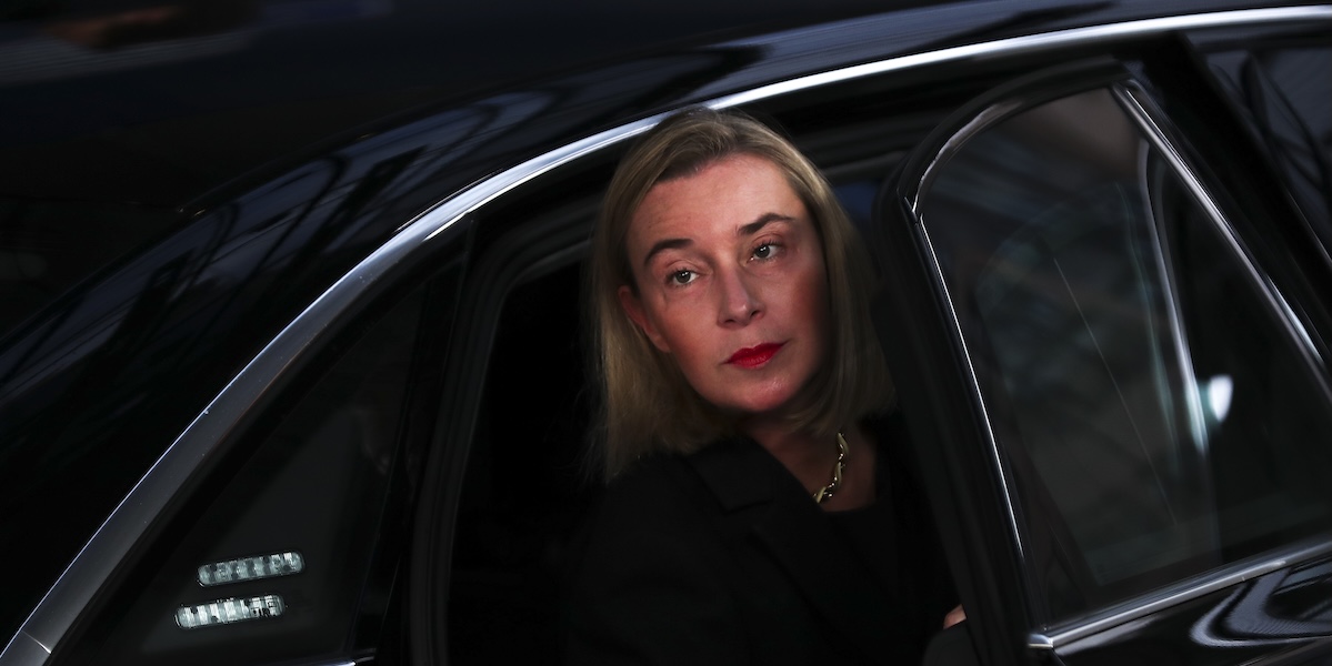 Federica Mogherini è stata fermata dalla polizia in Belgio