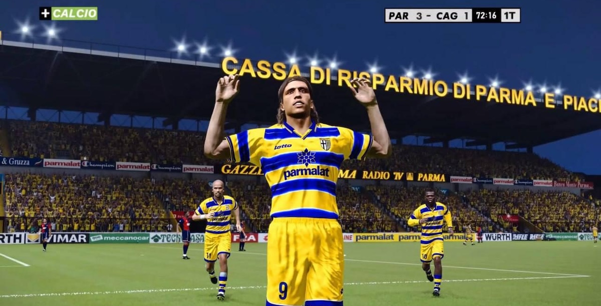 La Serie A 1998/1999 è stata ricreata in un videogioco del 2021